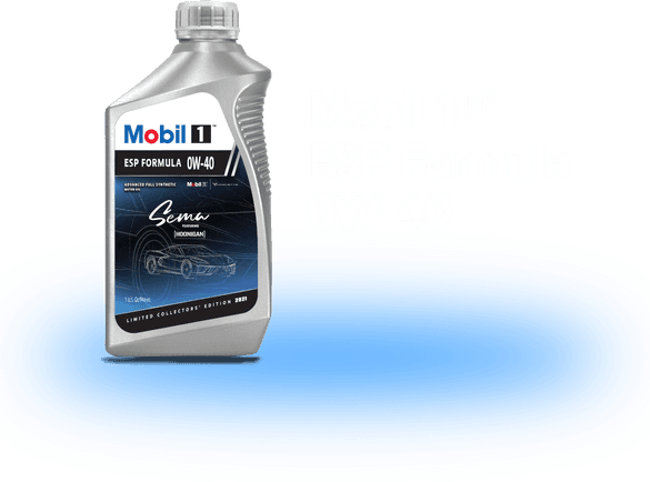 Bottle of Mobil 1 oil